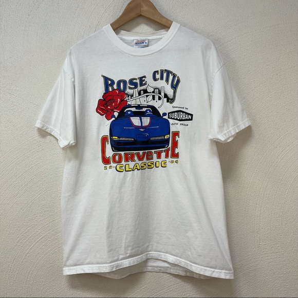 Hanes Other - Corvette 2004 Rose City Classic Tee Sz Large